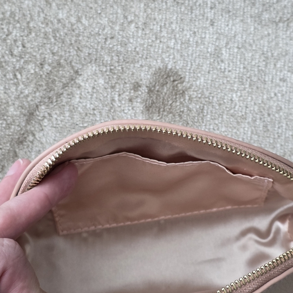 Fawn Design Mini Backpack Diaper Bag & Cosmetic Case- Warm Blush Pink - Picture 15 of 15
